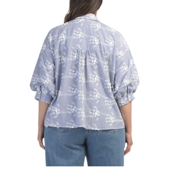 ENDLESS ROSE Plus Volume Sleeve Blouse - Picture 2 of 3